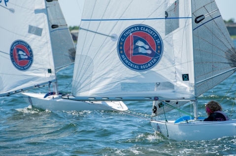 Clagett sailors sailing 2.4mRs